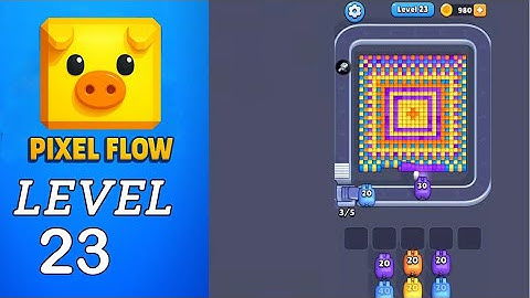 Pixel Flow Level 23 Walkthrough
