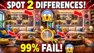 99% FAIL! 😱 Spot 2 Differences Challenge 🔍 | Only Sharp Eyes Can Find Them All!#quiz  Wealth