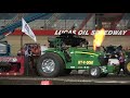 2019 Light Super Stock Tractors pulling at the Lucas Oil Speedway