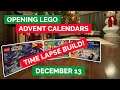 Day 13: American Father &amp; Son Opening LEGO Advent Calendars 2020 City Star Wars Harry Potter Dec 13