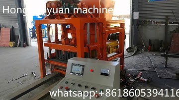 QTJ4-28 automatic block machine production in one cycle