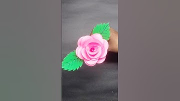 Diy Paper rose |Diy easy paper craft ideas 🌹 Paper flowers🌹#shorts #art #diy #craft #papercraft