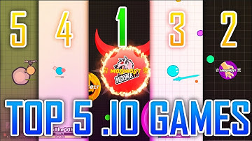 WHAT Are my TOP 5 .IO Games?