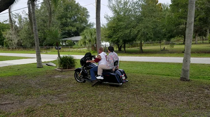 Mom and Duane Harley Ride Part 1