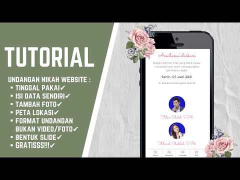 CARA MEMBUAT UNDANGAN PERNIKAHAN DIGITAL WEBSITE - MUDAH & GRATIS