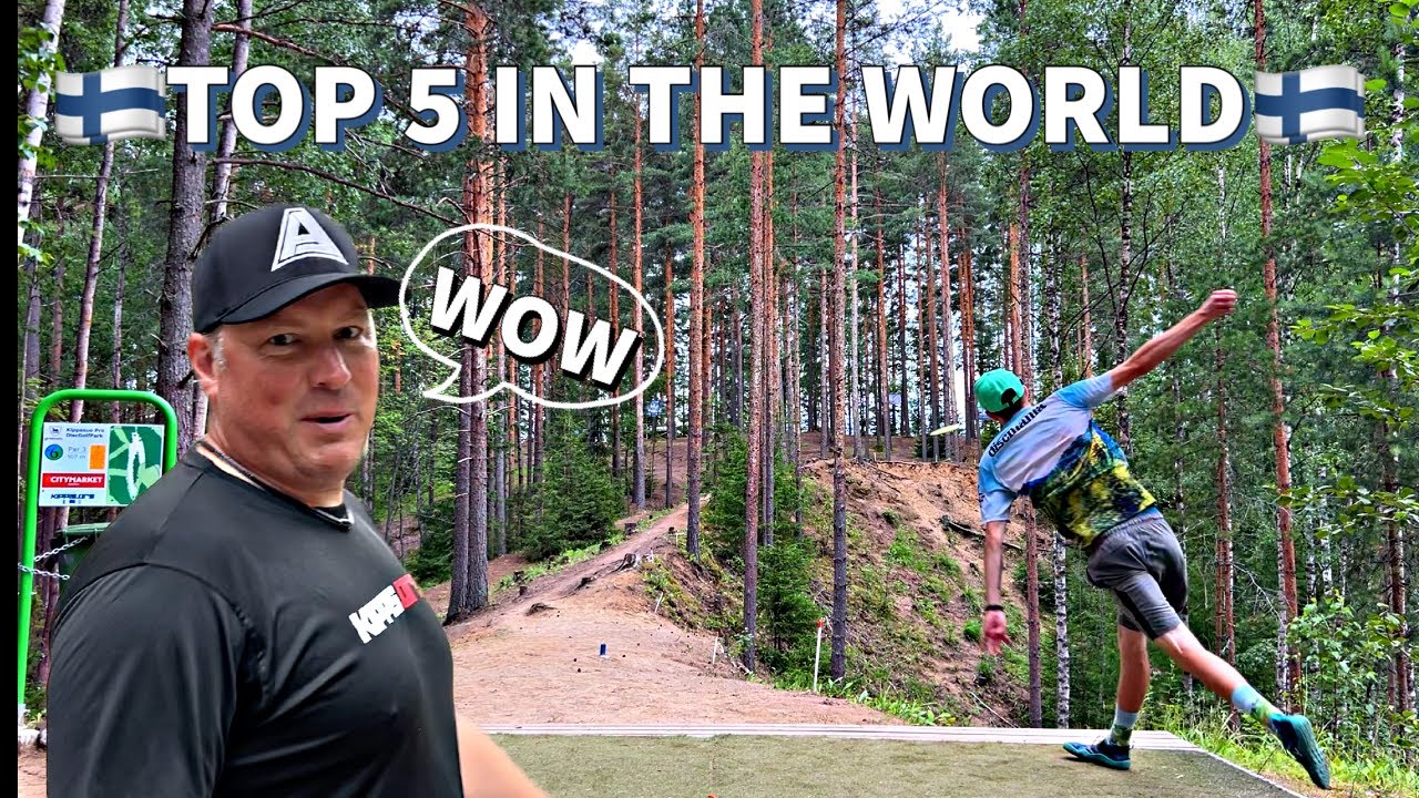 Я ИГРАЛ НА ЛУЧШЕМ ПОЛЕ В ЕВРОПЕ!!! (Kippasuo DiscGolfPark World) при участии Эвери Дженкинса