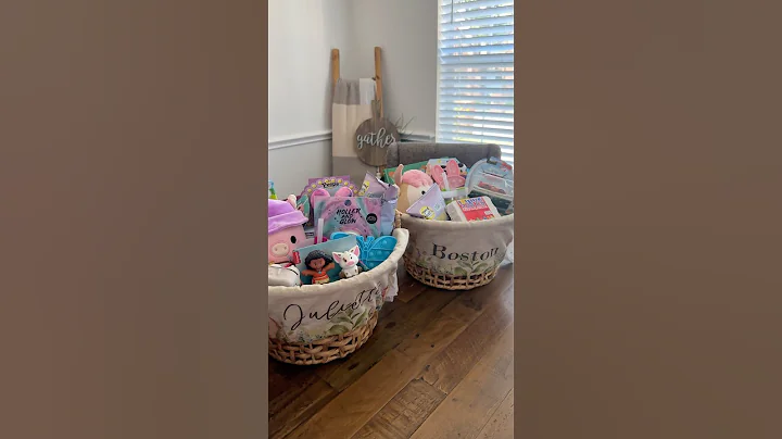 Easter baskets 🧺🐰🥕 for the littles because big kids like surprises too! #easterbasketideas