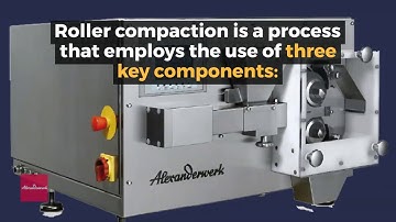 The Roller Compaction Process | Alexanderwerk