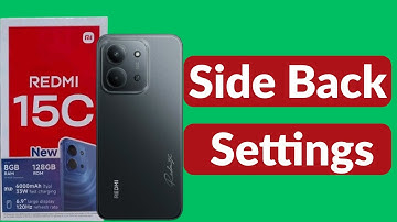 Redmi 15c me side se back kaise kare side se back kaise kare redmi 15c 5g  side back button setting