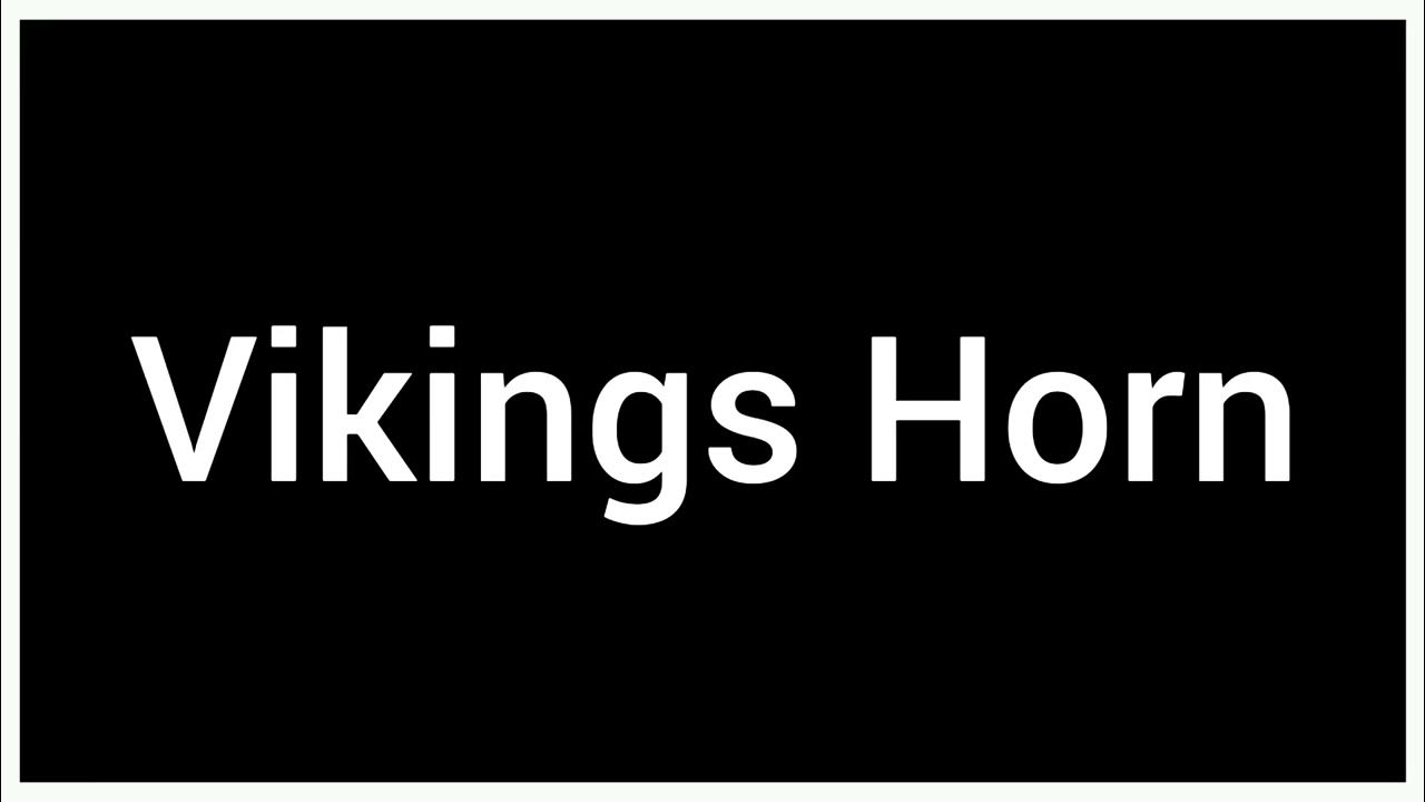 Vikings Horn Sound Effect Non copyright sound effects Tcw