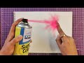 Spray Finger Painting Technique