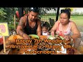 Happy 7th wedding anniversary mr and mrskabakal  happy 18k subscribers celebration daymuna