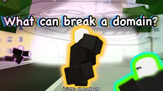 What Can Break a Domain in Jujutsu Shenanigans!? | Roblox