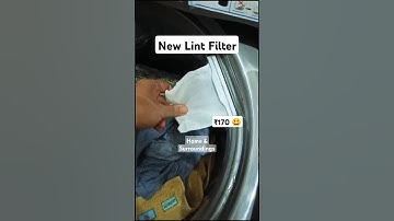 Lint Filter For Washing Machine #youtubeshorts #home #hacks #explore