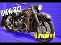 BMW R12 Wehrmacht - Scheuenfund / Barnfind im Dornröschenschlaf Trockeisstrahlen