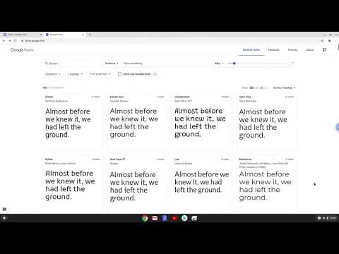 How To Install Custom Fonts On A Chromebook For Linux Applications Youtube How To Install Custom Fonts On A Chromebook For Linux Applications Youtube