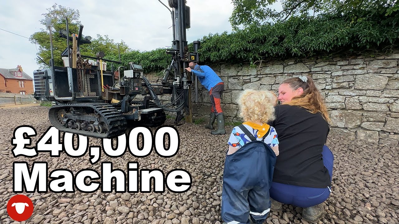 Expensive machine makes light work of some fencing on the farm