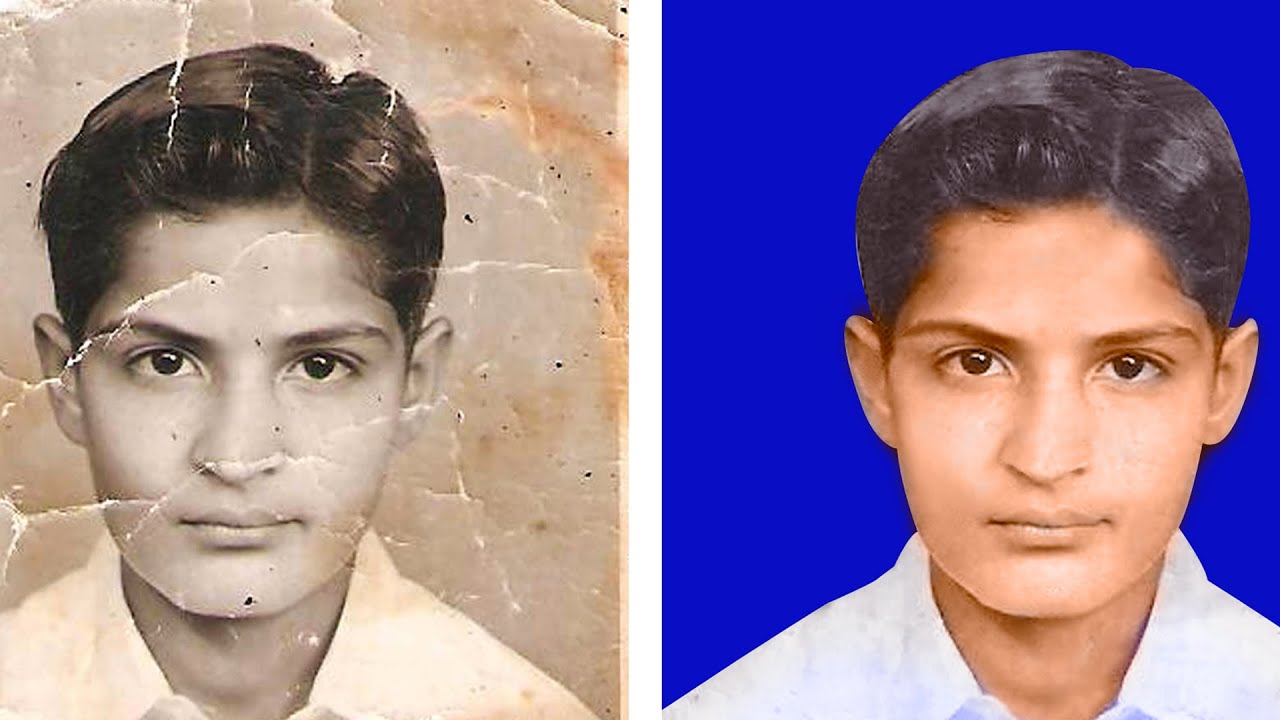 নষ্ট ছবি ঠিক করুন || How to damaged photo repair in Photoshop Tutorial