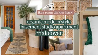 Dark Basement Studio Apartment Makeover *Renter-Friendly* by Alexandra Gater 1,023,035 views 10 months ago 42 minutes