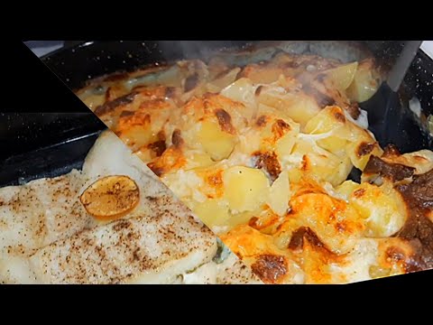 Patates Gratin ile Morina Baliği Menüsu, Yemek Vloğu, Yemek Tarifi // emirdag sofrasi