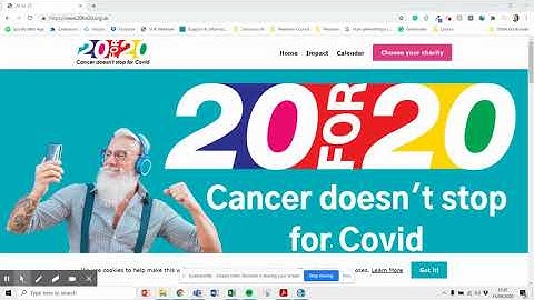 20 for 20: How to create your JustGiving fundraising page