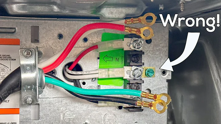 4 Prong Dryer Cord Install