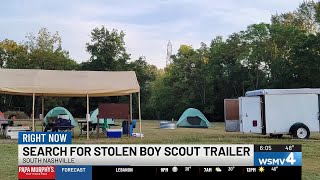 Nashville Boy Scout troop loses $10,000 in equipment after trailer theft