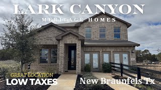 Lark Canyon, Meritage Model Home, New Braunfels Tx