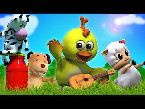 Os Sons Dos Animais | canções para crianças | Animals Sound Song