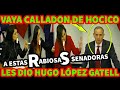QUE CALLADON DE HOCICO LES DIO HUGO LOPEZ GATELL A ESTAS RA BIO SASS  SENADORAS