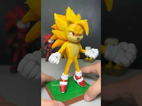 Making Super Sonic The Hedgehog With Clay Shorts Sonic