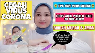 CARA MEMBUAT HAND SANITIZER SENDIRI DI RUMAH | MUDAH & MURAH