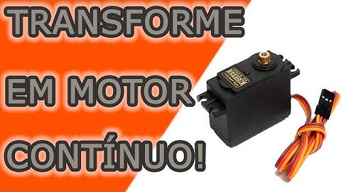 Servo Motor com Giro Contínuo!