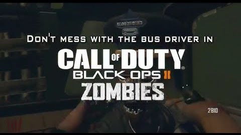 Black Ops 2: TranZit Bus Driver Easter Egg