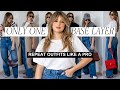 How to be an outfit repeater  1 base layer 6 different ways lookbook