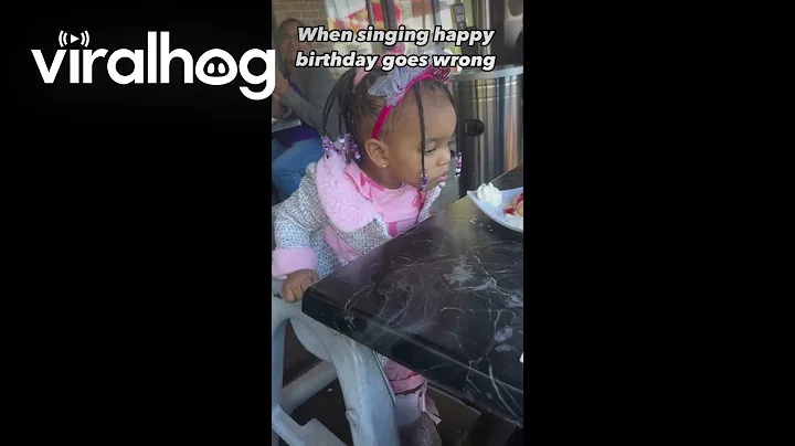 Girl Flips Off Birthday Well-Wishers || ViralHog