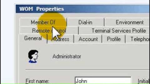 a description of the admin interface in windows server 2003