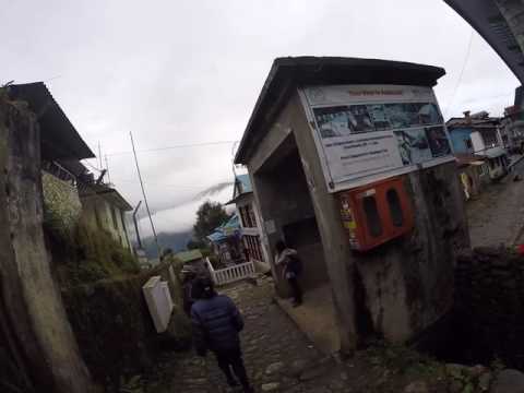 Walk through Lukla, Nepal