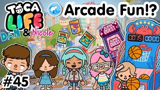Toca Life City | Arcade Fun!? 👾 #45 (Dan and Nicole series)