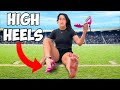 I Tried Extreme Sports in High Heels!