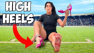 I Tried Extreme Sports in High Heels!