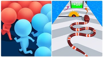 Count Master 3D Vs Snake Run 3D 🟥❎🟥Big Max Update All Levels Gameplay GHX90