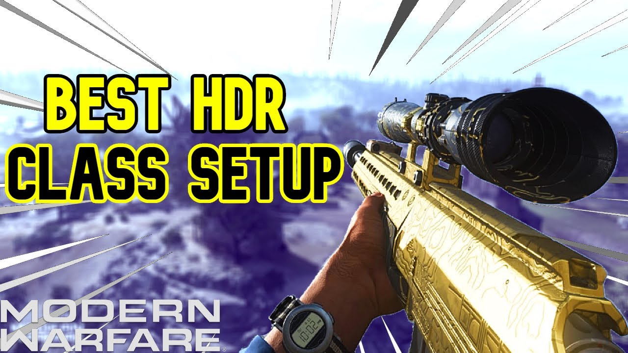 BEST HDR CLASS SETUP!! (BEST SNIPER RIFLE!!) - Call of Duty: Modern Warfare