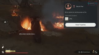 Ghost of Yotei (PS5 Pro Enhanced) - Bush Fire Trophy (Easy Location & Method) [4K60HD]