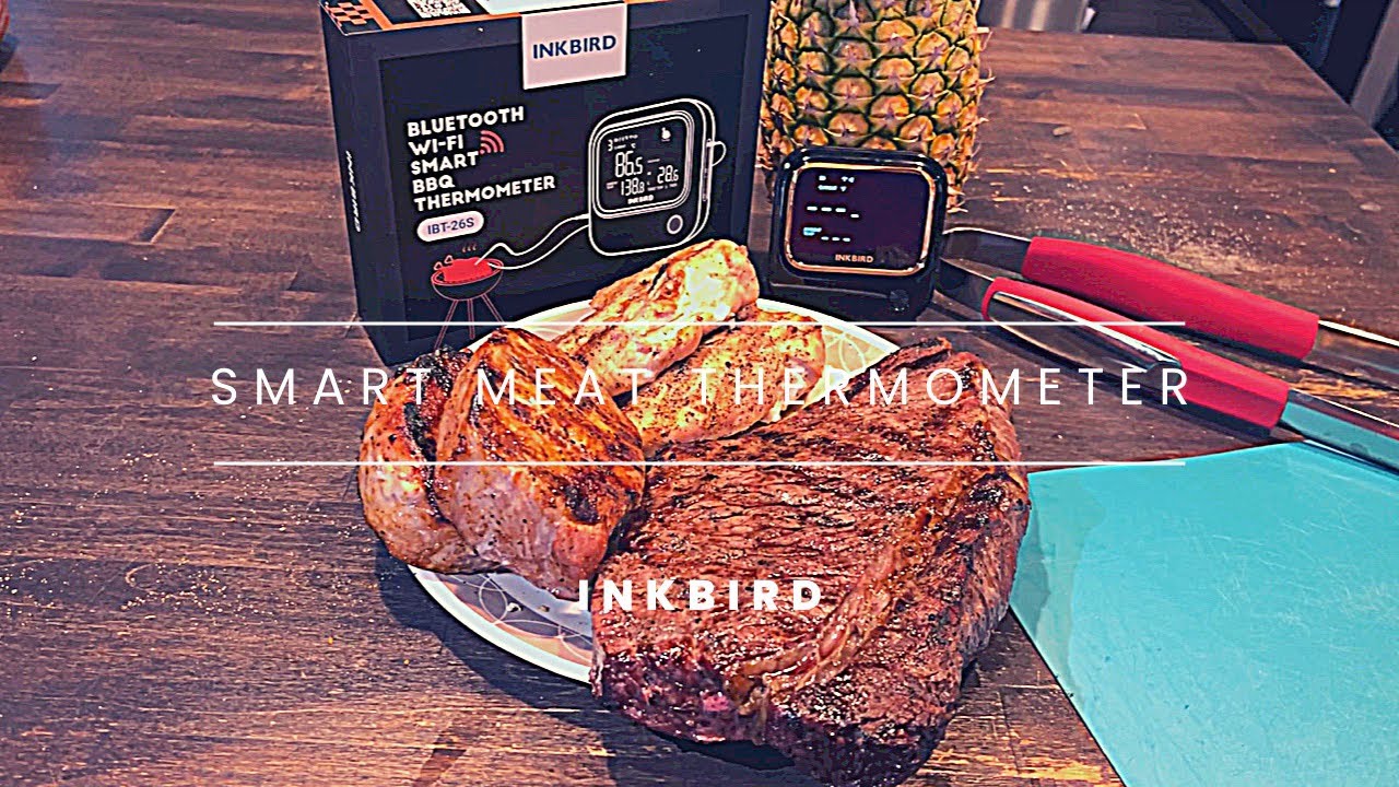 INKBIRD IBT-26S Bluetooth Wi-Fi BBQ Thermometer For Kitchen Smoker