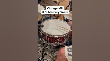 Vintage MIJ US Mercury Snare Drum #snaredrum #vintagedrums #strajkstudios