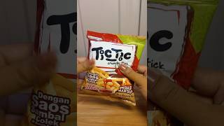 ASMR Unboxing Tic Tac Crunchy Stick Bawang 🌿 | Super Crunchy &amp; Satisfying Sounds! #shorts
