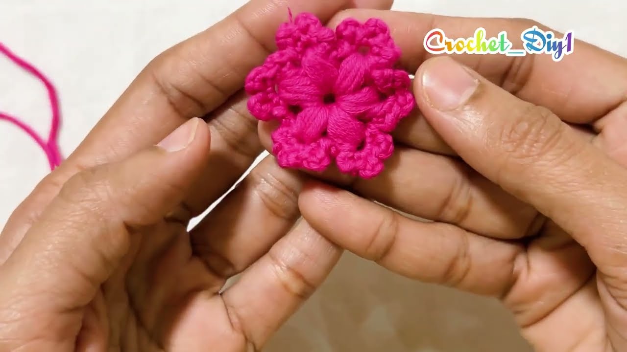 “How to Make a Crochet Flower | Easy DIY” 