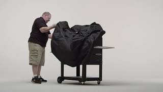 How to Put the Yoder Smokers Cover On | Barbecues Galore