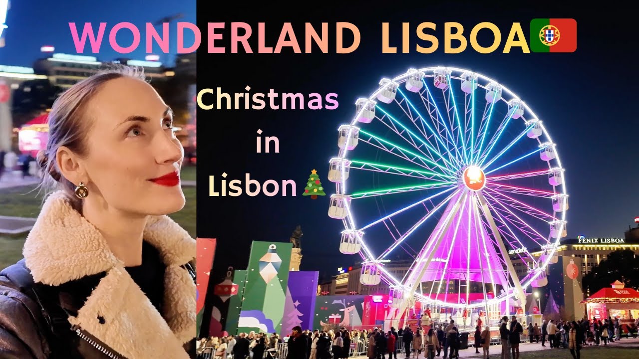 Christmas in Lisbon 🇵🇹 | Wonderland Lisboa + Chiado Lights (2025)